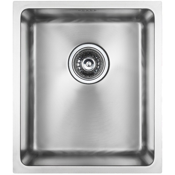 Мойка кухонная Paulmark Aller 38 брашированная сталь PM904438-BS - 0