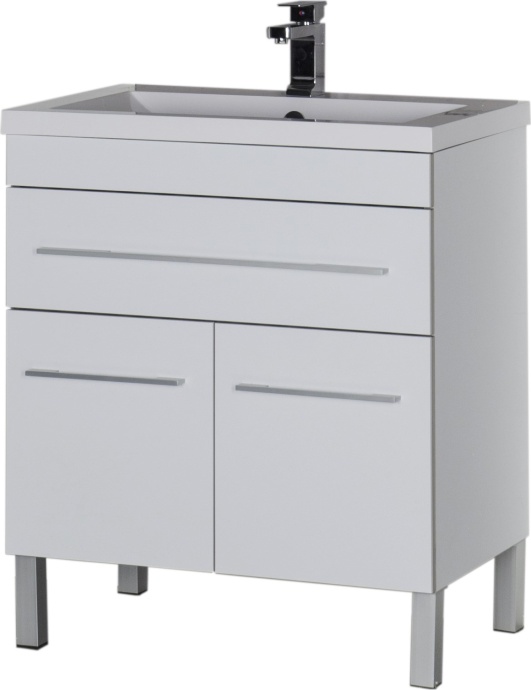 Мебель для ванной Aquanet Верона 75 белая, 1 ящик, 2 двери 182706 - 4