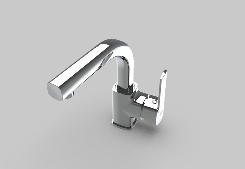 Смеситель для раковины GPD Pedra хром MTL160 - 6