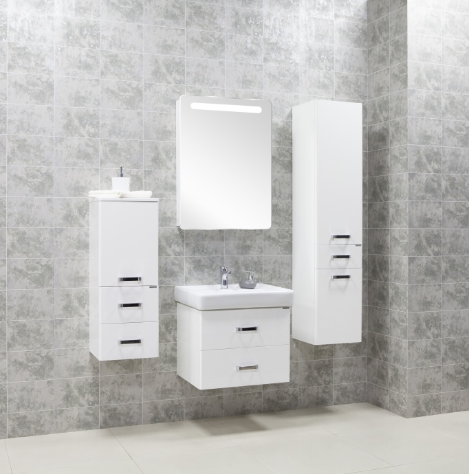 Тумба под раковину подвесная Aquaton Америна 60 белый 1A135401AM010 - 5