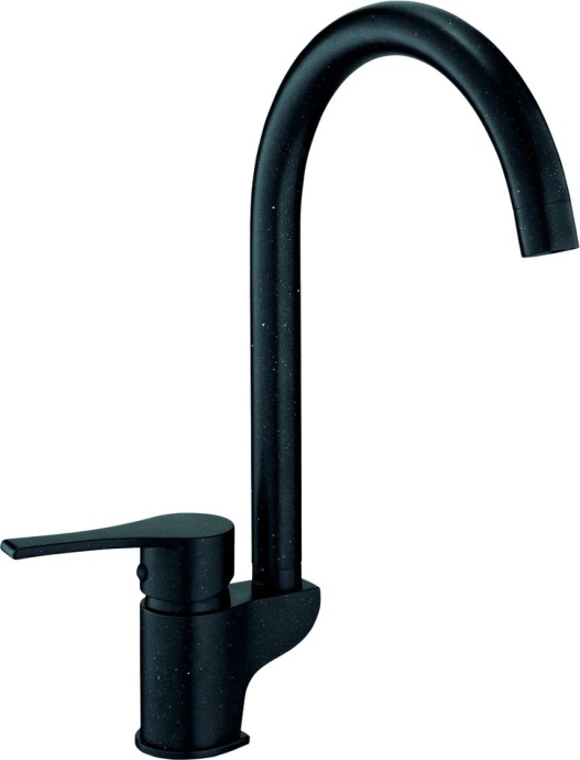 Смеситель для кухни GPD Atros черный матовый MTE65-SG - 0