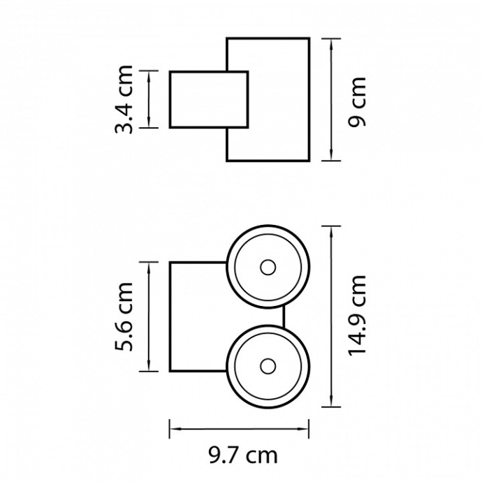 Уличный настенный светодиодный светильник Lightstar Paro 352694 - 1
