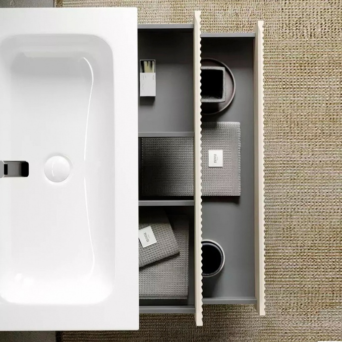 Тумба под раковину Sancos Snob R 100 бежевая SNR100CE - 1