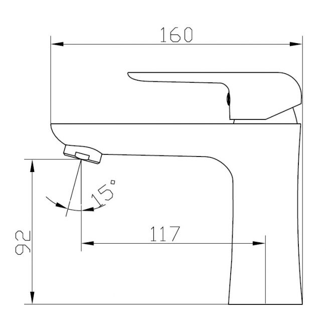 Смеситель Kaiser Glory 69211 для раковины, белый - 1