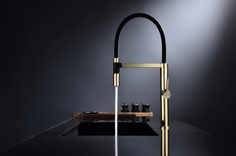 Смеситель для кухни Paulmark Leader золото Le214101-G - 2
