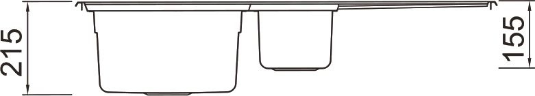 Металлическая мойка Seaman SMR-9750B  SMR-9750B.B - 2