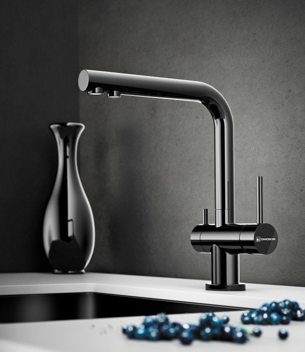 Смеситель для кухни с фильтром Omoikiri Nagano  4179.8028 - 2