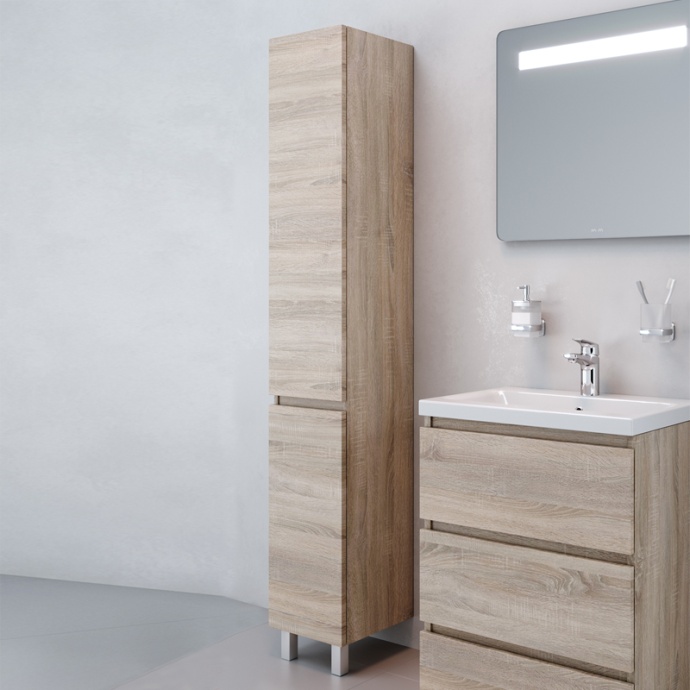 Шкаф-пенал AM.PM Gem S R, светлый дуб M91CSR0306OF - 1