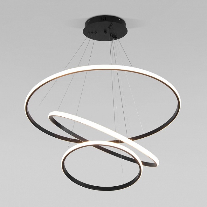 Подвесной светильник Eurosvet Collars 90264/3 черный - 2