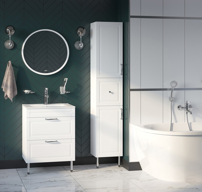 Тумба для комплекта IDDIS Oxford 80, белая OXF80W0i95 - 1