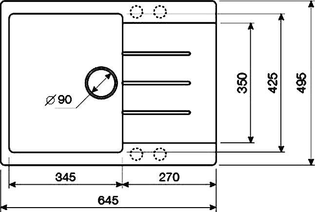 Мойка кухонная Lava L1 сафари L1.CAM - 3