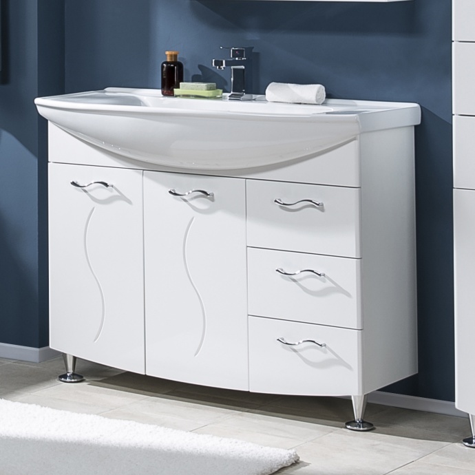 Тумба с раковиной Aquanet Моника 105 - 0