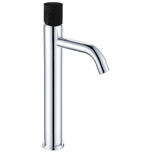 Смеситель для раковины высокий Boheme Stick хром черный 122-CRB - 0