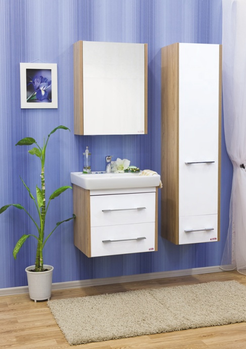 Зеркало-шкаф Sanflor Ларго 60 вяз швейцарский R Н0000000022 - 2