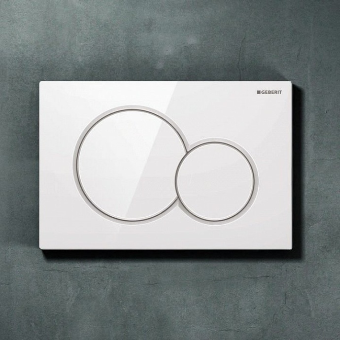 Кнопка смыва Geberit Sigma 01 115.770.11.5 белая - 4