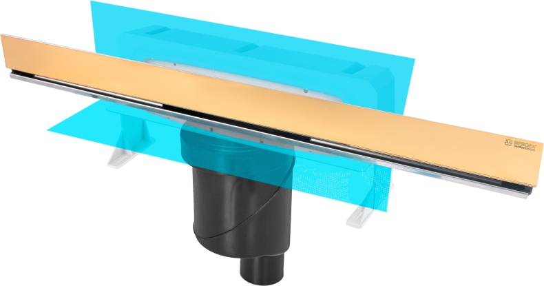 Душевой лоток Berges Wasserhaus Wall 100 см 092057 - 0