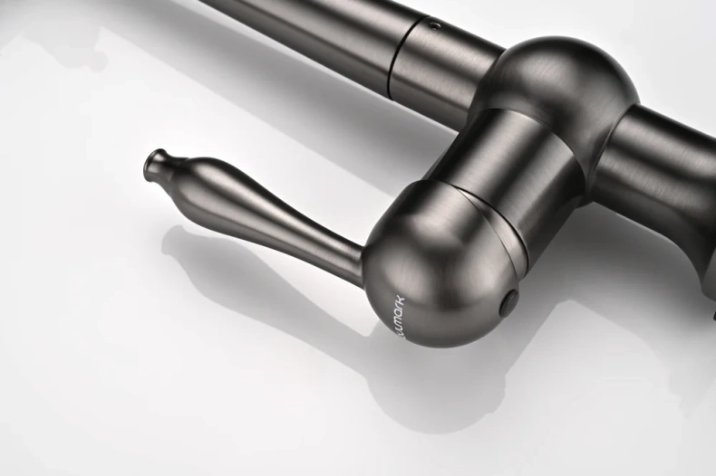 Смеситель для кухни Paulmark Retro темный хром Re213226-GM - 5