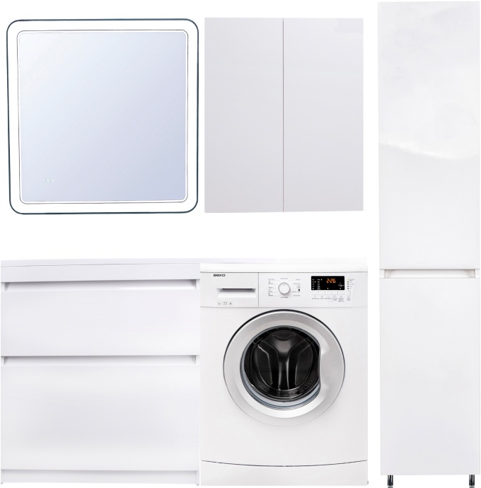 Тумба для комплекта Style Line Даллас 140 Люкс, напольная, 2 ящика СС-00002273 - 1