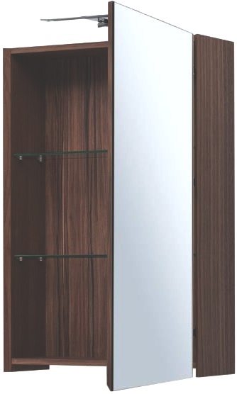Зеркало-шкаф Aquanet Йорк 60 орех 203951 - 8