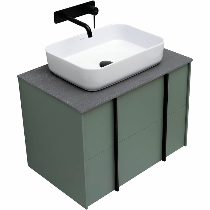 Тумба под раковину Allen Brau Reality 70 серо - зеленый матовый 1.32004.CGM - 2