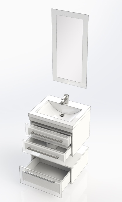Мебель для ванной Aquanet Нота 58 белая 171483 - 31