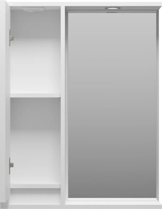 Зеркало Brevita Balaton 65 L, белое  BAL-04065-01-01Л - 2