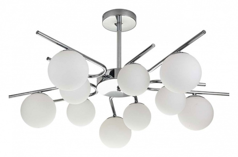 Люстра на штанге Escada Sphere 642/10P Silver - 0