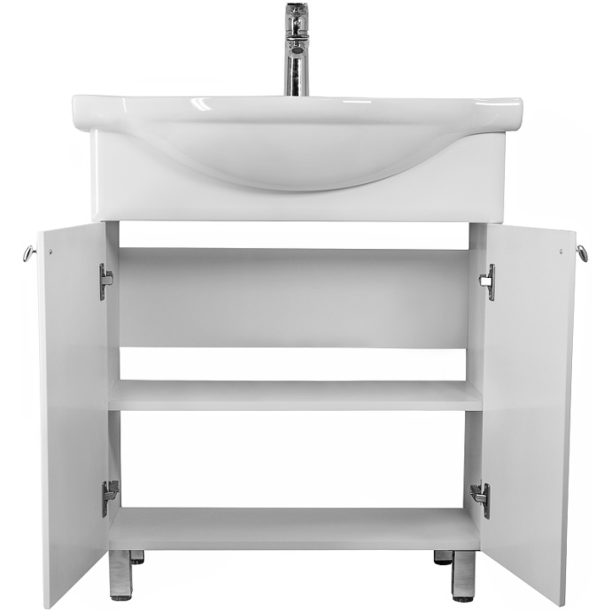 Тумба под раковину Style Line Канна 75 белая ЛС-00002283 - 2