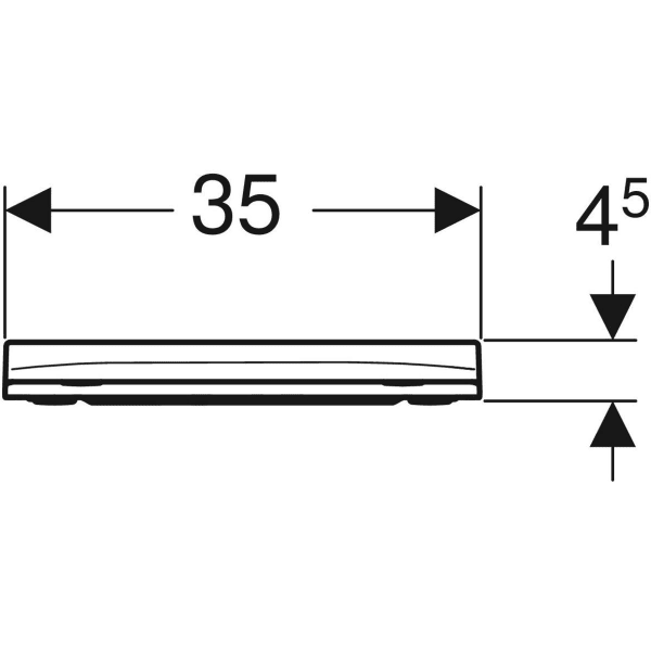 Сиденье для унитаза Geberit Smyle Square белый  500.688.01.1 - 2