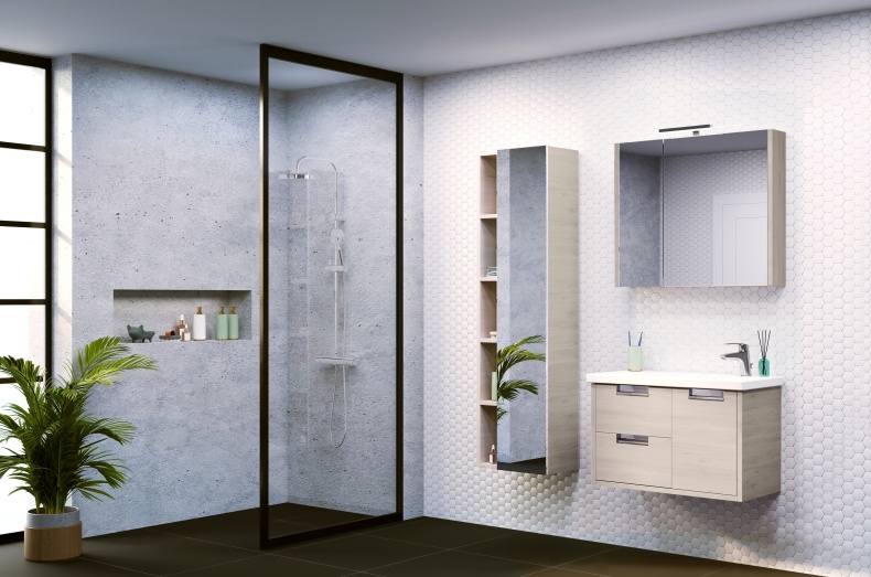 Зеркало-шкаф Roca Etna 80 дуб верона 857304445 - 1