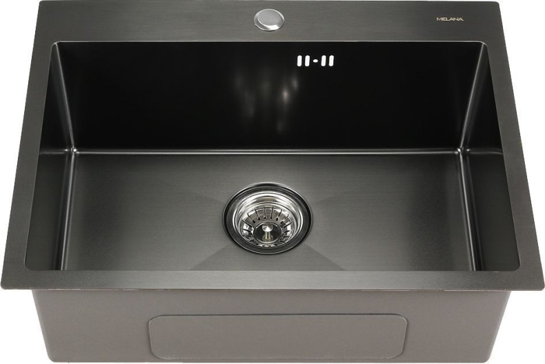 Мойка кухонная Melana D6045HB графит - 0