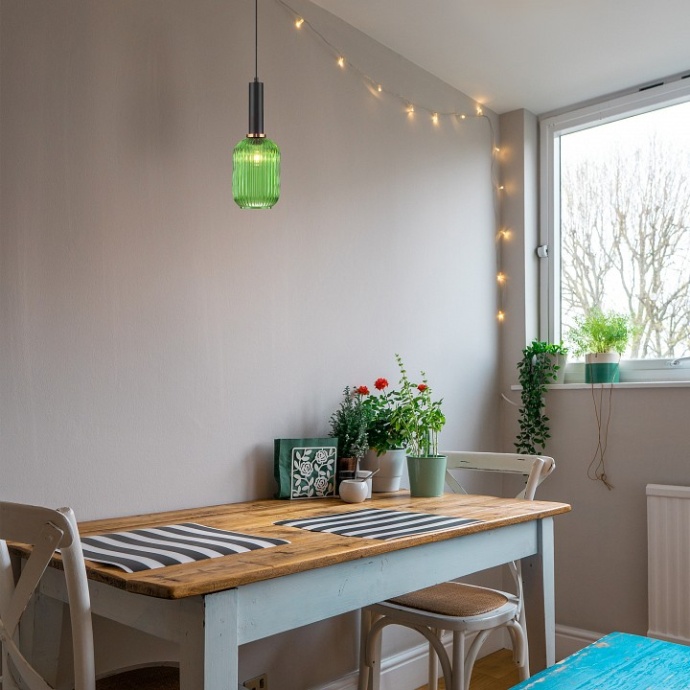 Подвесной светильник Eurosvet Bravo 50181/1 зеленый - 2