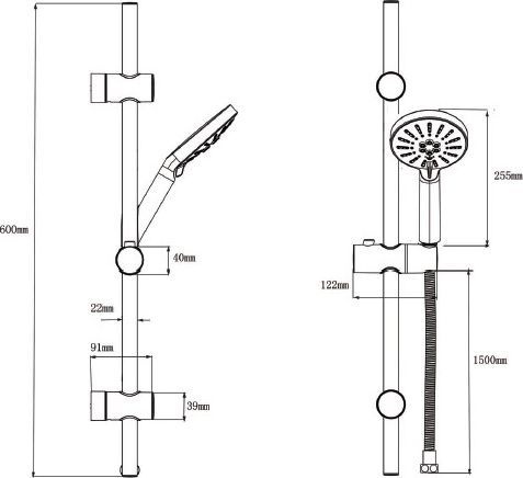 Душевой гарнитур Bien Hermes BD24031513 - 1