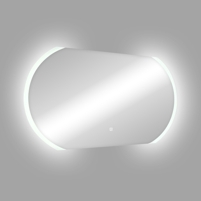 Зеркало DIWO Новгород 120 с подсветкой, овальное, с сенсорнымуправлением, настенное ЗЛП1713 - 10