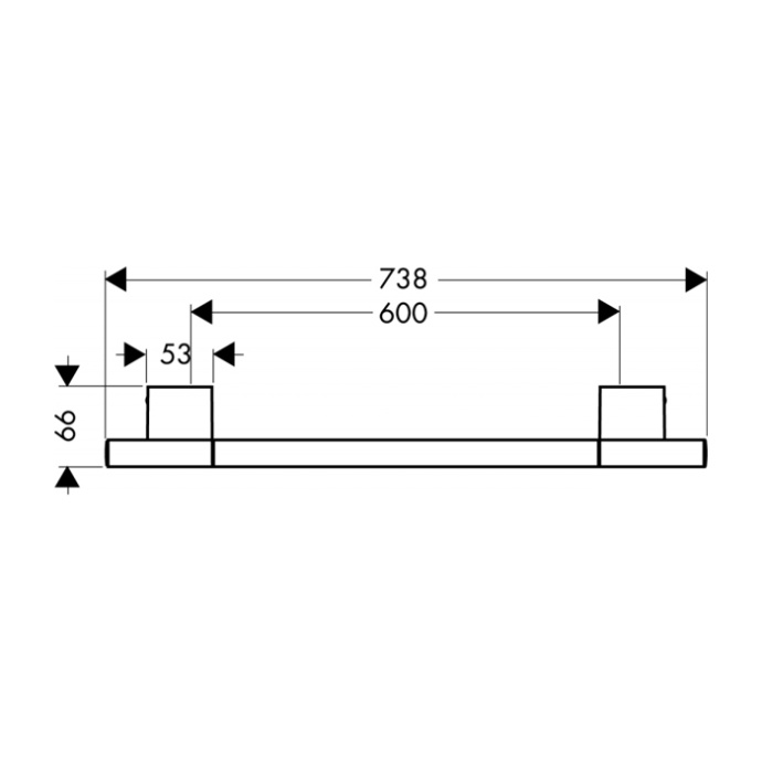 41560000 AX Uno 2 полотенцедержатель - 1