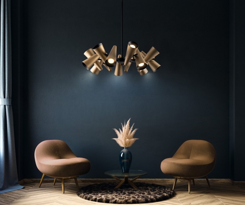 Подвесная люстра Maytoni Giro MOD095PL-14BS - 1