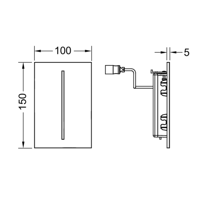 TECEfilo-Solid, 230 В, белый матовый 9242036 - 1