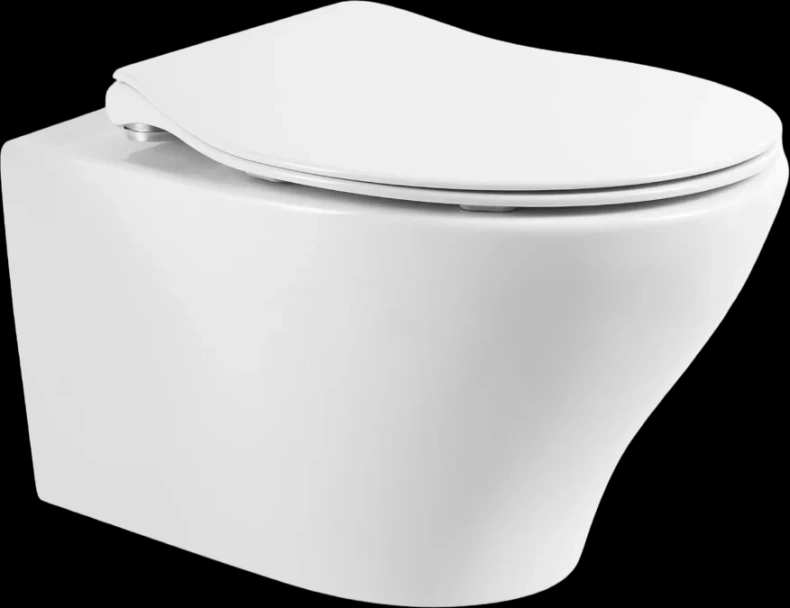 Комплект унитаза с инсталляцией BelBagno Acqua с сиденьем микролифт и кнопкой смыва хром матовый BB340CHR/BB2020SC/BB002-80/BB006-PR-CHROME.M - 3