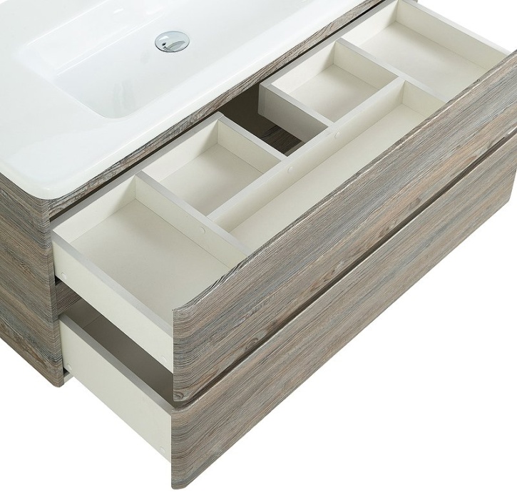 Тумба с раковиной BelBagno Albano 105 светлое дерево - 4