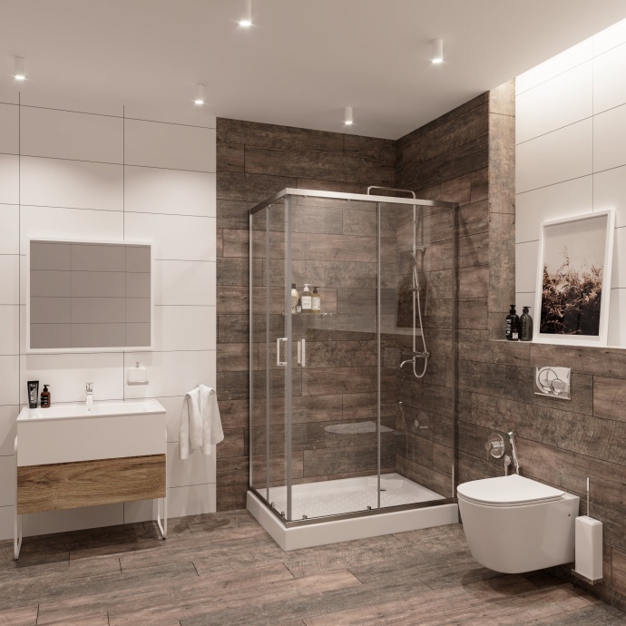 Душевой уголок Niagara Nova NG-6611-08 120x90, прямоугольный 66110811 - 1