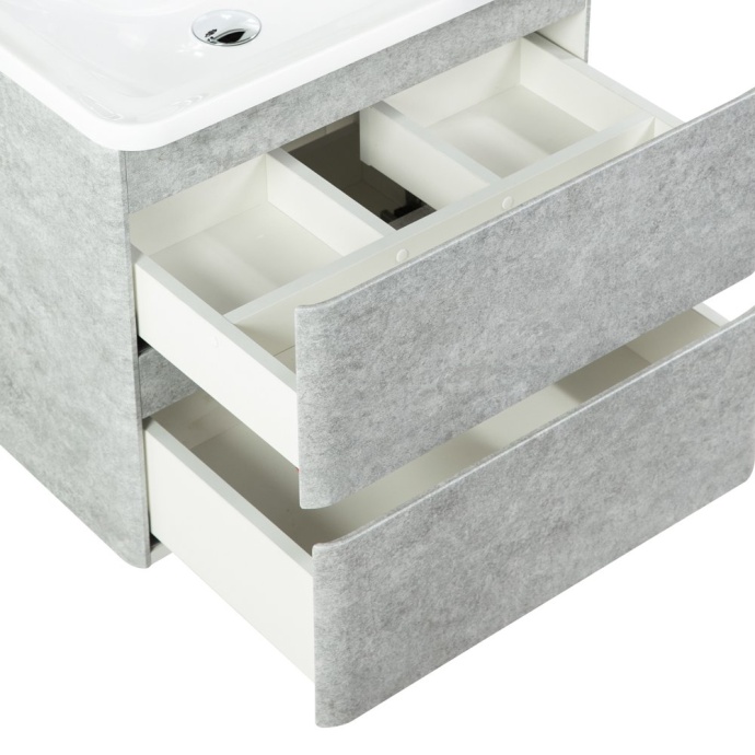 Тумба с раковиной BelBagno Albano 70 серый - 3