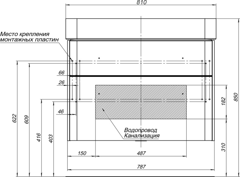 Мебель для ванной Aquanet Виченца 80 белый глянец - 11