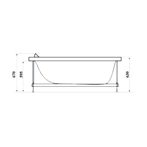 Каркас для ванны Rgw 16277070-02 - 0