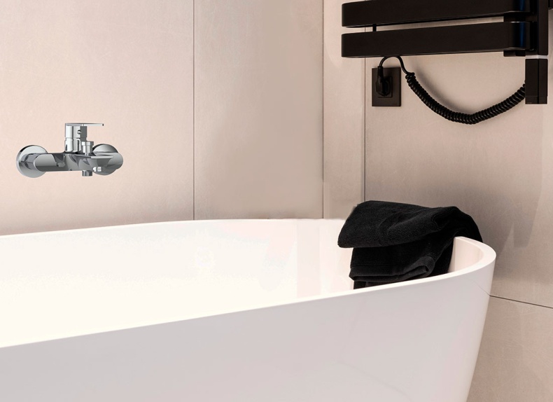 Смеситель для ванны с душем GPD Provido хром MBB155 - 4