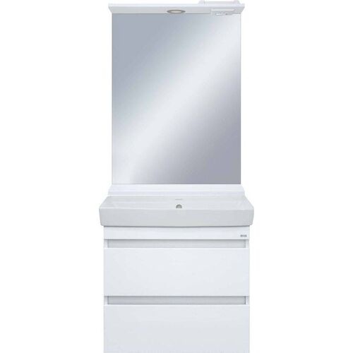 Тумба под раковину Misty Енисей 60 белая глянцевая Э-Ени01060-012По2Я - 1