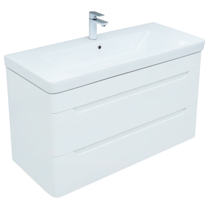 Тумба с раковиной Allen Brau Aquanet София 105 белый глянец 274196 - 1