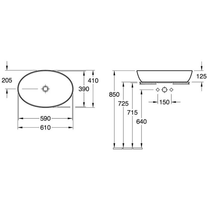 Раковина Villeroy & Boch Artis 41986101 alpin - 3