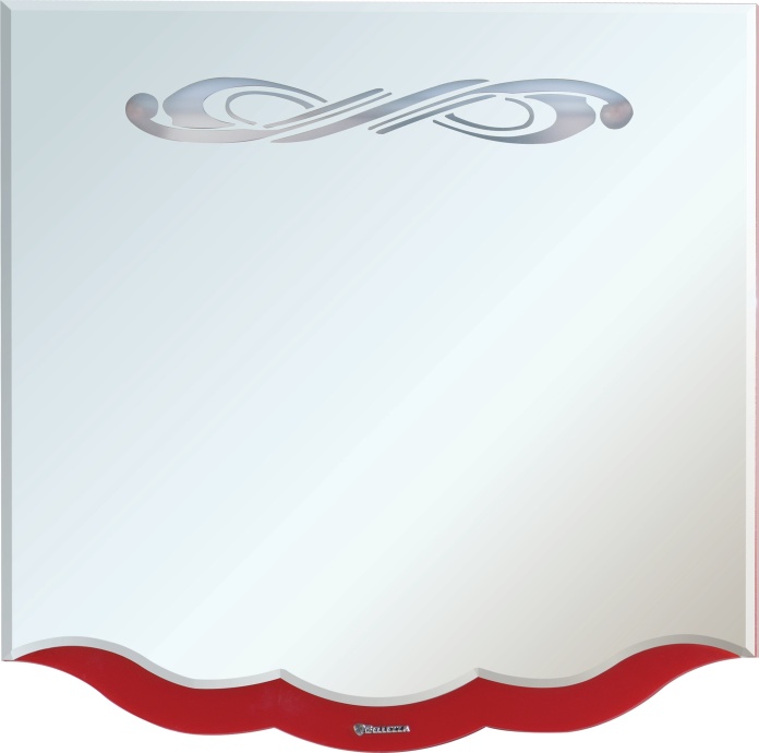Зеркало Bellezza Версаль 100 красное 4611117060038 - 0