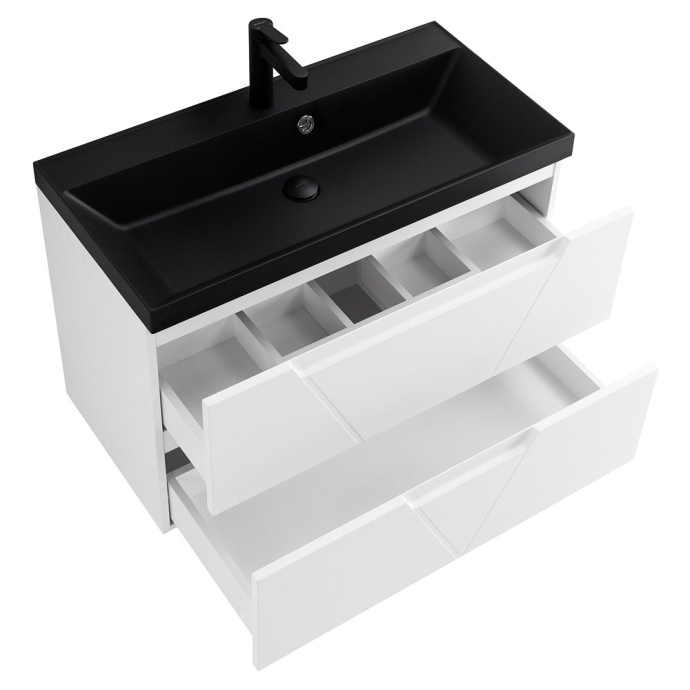 Тумба под раковину BelBagno Vittoria 80 белый матовый VITTORIA-800-2C-SO-BL-P - 7