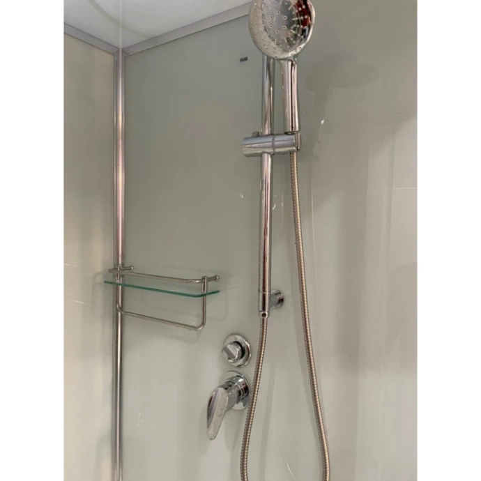 Душевая кабина Frank Brilliant 120х120 хром стекло прозрачное 161009 - 1